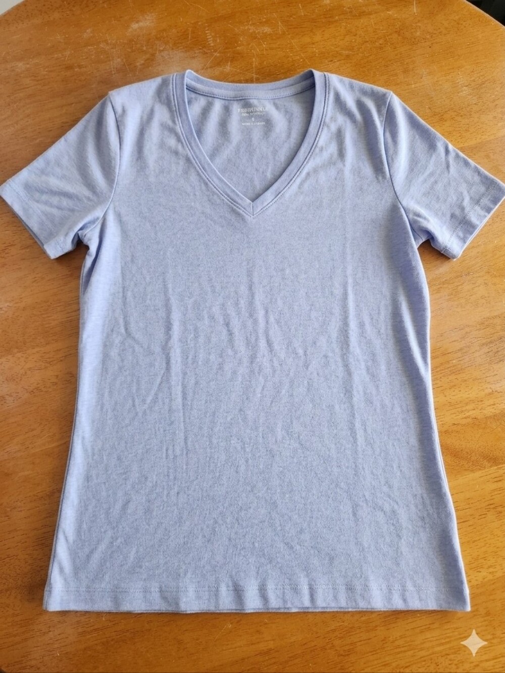 Northern Reflections 100% Cotton V-Neck T-Shirt Everyday Casual Top